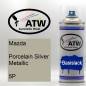 Preview: Mazda, Porcelain Silver Metallic, 5P: 400ml Sprühdose, von ATW Autoteile West.
